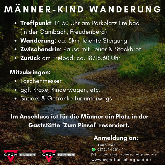 Männer-Kind-Wanderung 2024